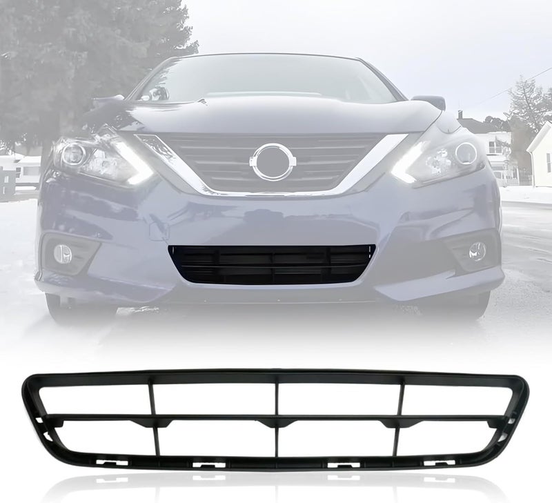 Kspeed Front Bumper Lower Grille Fits 2016 2017 2018 Nissan Altima NI1036106 Replacement Part Lower Grille Plastic Black - Image 1